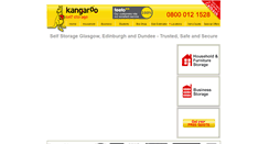 Desktop Screenshot of kangarooselfstorage.co.uk